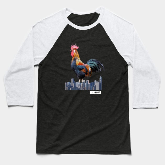 A huge cock. Baseball T-Shirt by LAZYJStudios